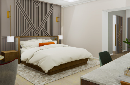 crescent guest room